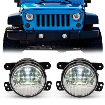 JEEP WRANGLER JK 2007-2018 ŚWIATŁA PRZECIWMGIELNE LED KOMPLET