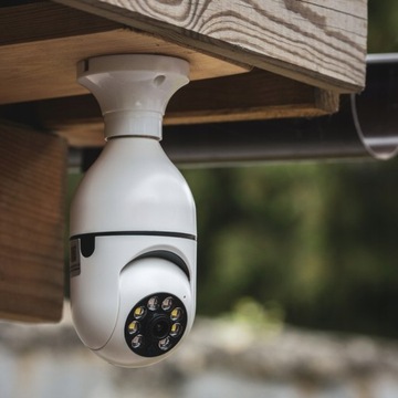 ВРАЩАЮЩАЯСЯ ВНУТРЕННЯЯ КАМЕРА WIFI Full HD ICSEE 2MP с лампой наблюдения