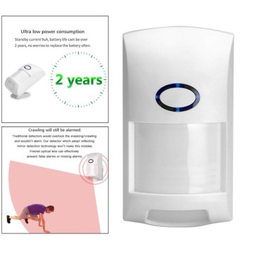 Беспроводной инфракрасный датчик движения PIR 433 МГц, прост в установке