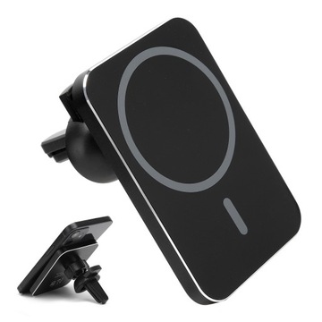 15 Вт квадратное магнитное всасывающее беспроводное зарядное устройство автомобильный держатель для мобильного телефона fast c