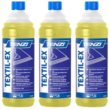 TENZI TEXTIL-EX Płyn do tapicerki i dywanów 1L x3