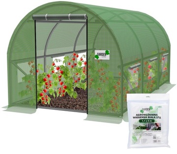 САДОВАЯ ФОЛЬГА ТУННЕЛЬ ТЕПЛИЦА 2х3м ФОЛЬГА 6м2 + БЕСПЛАТНЫЕ ЦВЕТА