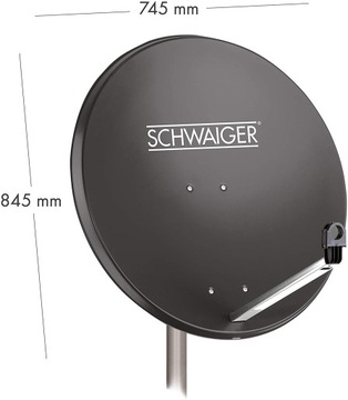 Antena satelitarna Schwaiger 714166 80 cm