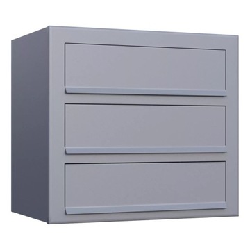 Skrzynka na listy Cube for Three Szara
