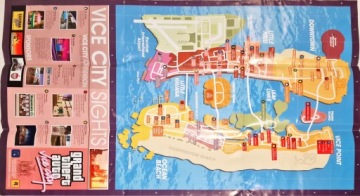 Игра GRAND THEFT AUTO VICE CITY PS2 3XA + ДИСК С КАРТОЙ + БД