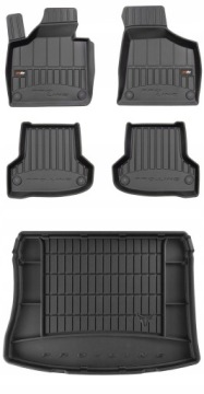 Set 3D Koberce a rohož do kufru Audi A3 8P Quattro 2003-2013 hatchback