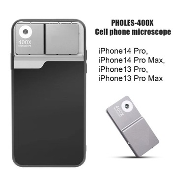 Etui z wbudowanym mikroskopem 400X etui na obiektyw iPhone 14 Pro Max