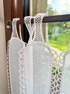 Zazdrostka Gipiura Biała Panel Firana Kuchnia wysokość 70 cm