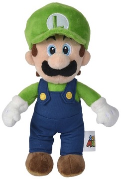 SUPER MARIO PLUSZOWA MASKOTKA LUIGI 23 CM