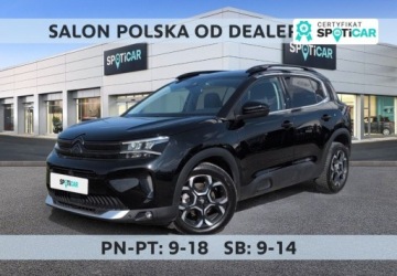 Citroen C5 Aircross SUV Facelifting 1.2 MHEV 136KM 2024 Citroen C5 Aircross 1.2 mHEV Max eDCT6 SalonPL FVat od Reki Serwis ASO