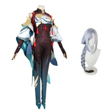 Cosplay Shenhe Genshin Impact kostium gra Shenhe