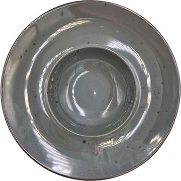 TALERZ GŁĘBOKI PASTA ALUMINA COTTAGE GRAPHITE 28CM