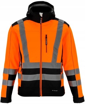 Kurtka robocza ostrzegawcza Softshell REDBERG NEON
