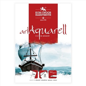Blok akwarelowy ARTAQUARELL A4 10 ARK. 300G. 3268 Koh-I-Noor