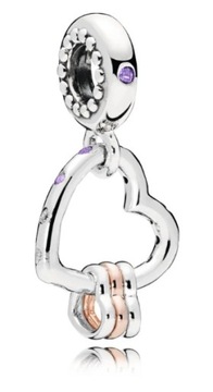 Oryginał Charms Iluminacja Serc Pandora 787247NLCMX