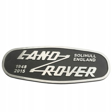 LAND ROVER EMBLEMAT ZNACZEK NAKLEJKA GRILL-czarny