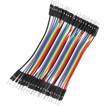 Przewody kable Arduino męsko-męskie 20cm 40 sztuk