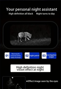 Инфракрасный бинокль ночного видения, 2,5k HD, широкий экран 3,0 дюйма, 13000 HD