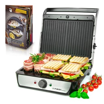 Elektryczny grill opiekacz XXXL FIT BEZTŁUSZCZOWY first austria