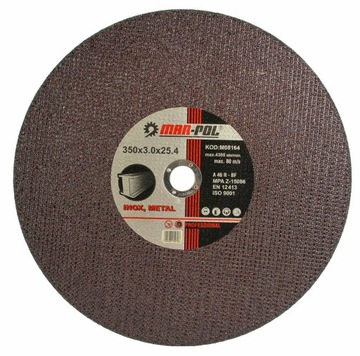 Tarcza do cięcia metalu Mar-Pol 350x3.0x25,4mm