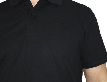 Hugo Boss Koszulka polo czarna , poloshirt logo classic roz. L