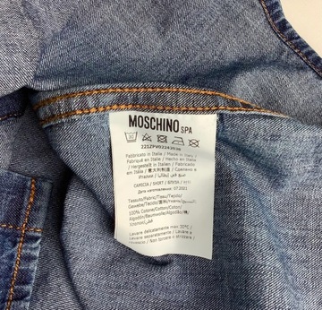 -50% MOSCHINO COUTURE ! oryginalna koszula jeans 42 L/XL