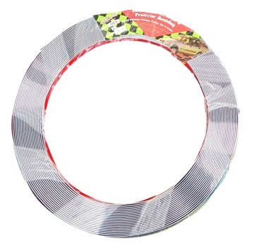 LISTWA CHROM 15mm 19m CHROMOWANA TAŚMA SAMOCHODOWA OZDOBNA AUTO TUNINGOWA