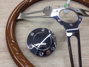 Рулевое колесо Retro Wood Classic 38 см для SAAB AUDI SEAT MERCEDES VOLVO VW