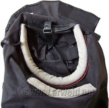 КС-02 Капюшон сварочный кожаный со стеклом 90х110