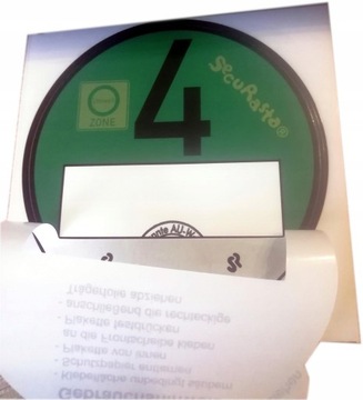 Zielona ekologiczna plakietka do Niemiec, EURO 4, Umweltzone