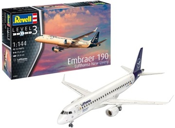 Model do sklejania Revell Embraer 190 Lufthansa New Livery