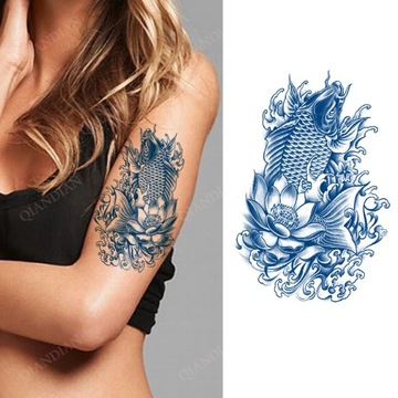 Juice Ink Tattoo Lasting Waterproof Temporary Sticker Natural Dragon Gem Al