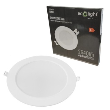Lampa podtynkowa oczko LED 24W 2640lm neutralna okrągła biała