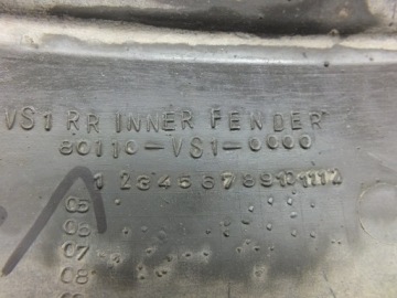 Колесная арка Крыло Fender Rear Sym Vs 125