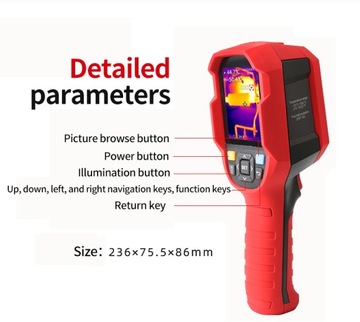 ТЕПЛОВИЗИОННАЯ КАМЕРА UTi260B USB ЖК-ЭКРАН 2.8