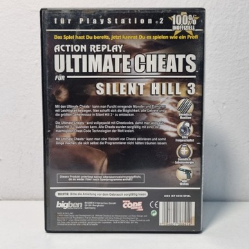 Action Replay Ultimate Читы Silent Hill 3 PS2