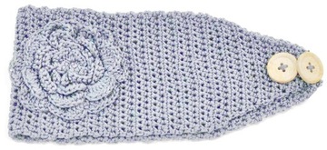 Szaleo śliczna OPASKA z różą cz1370-4