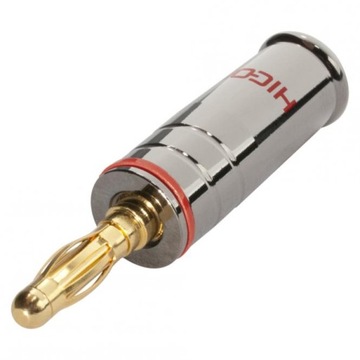 HICON HI-BM04-RED Wtyk / złącze głośnikowe banan