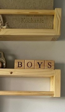 ДЕРЕВЯННЫЕ ДЕКОРАТИВНЫЕ БЛОКИ С ИМЯ РЕБЕНКА, БОЛЬШИЕ С ЛЮБЫМИ БУКВАМИ