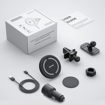 Магнитное беспроводное автомобильное зарядное устройство, быстрый автомобильный держатель