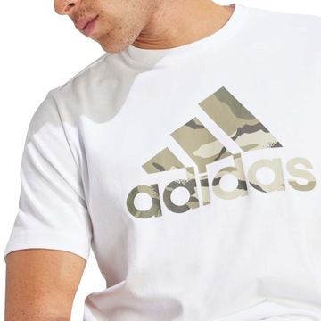 ADIDAS CAMO IN6472 T-SHIRT MĘSKA KOSZULKA BAWEŁNIANA BIAŁA