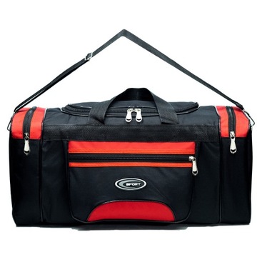 Dollcini, torba podróżna, torba sportowa, duża, 50cm, czerwona