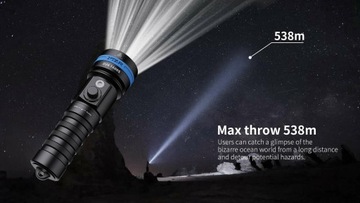 XTAR D26 1600S 1600лм светодиодный фонарь для дайвинга