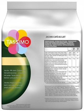 TASSIMO Jacobs капсулы КОФЕЙНЫЙ НАБОР С МОЛОКОМ 48 шт.