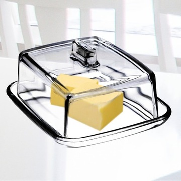 2x МАСЛЕНКА СО СТЕКЛЯННОЙ КРЫШКОЙ