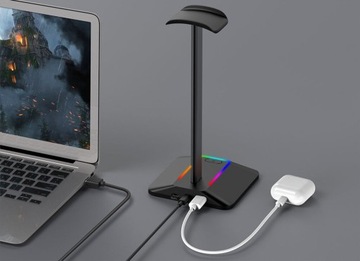 Подставка для наушников MOZOS D12 RGB со светодиодной подсветкой