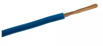 Przewód elektryczny linka LGY 1x2,5 niebieski 1m