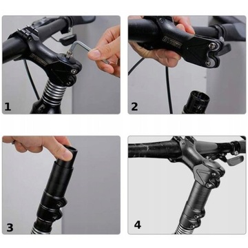 УДЛИНИТЕЛЬ ШТАМПОВОГО РУЛЯ ВЕЛОСИПЕДА АДАПТЕР С ХВОСТОВИКОМ A-ГОЛОВКИ