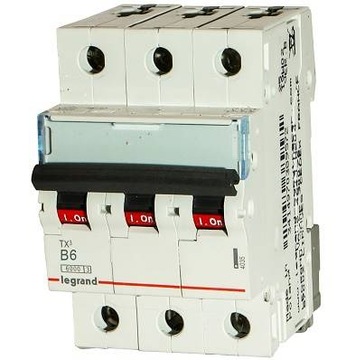 Wyłącznik nadprąd.S303 B6 3P B 6A -403398- Legrand