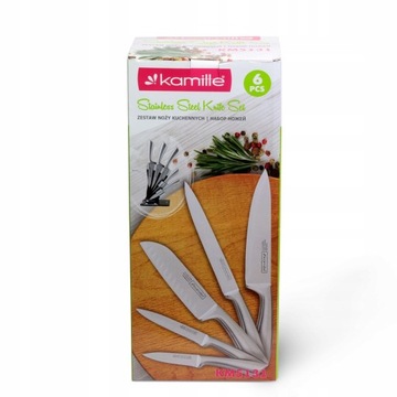 Ножи ножи устанавливают Kamille Kitchen Knives
